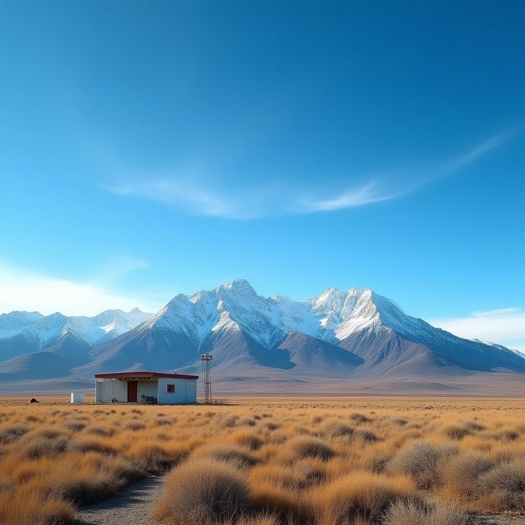 Estación YPF en ruta patagónica